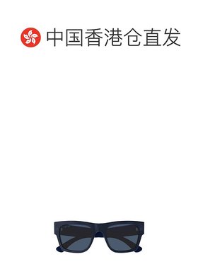 1h可退 香港直邮Gucci 古驰 男士 矩形太阳镜 GG1793S blue蓝色