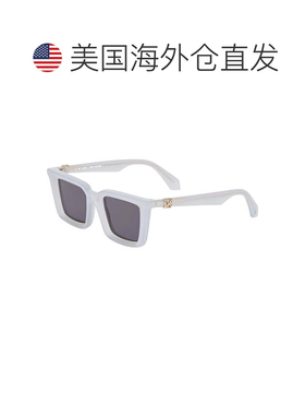 自营Off-White Sunglasses Square Full Rim, Shiny Light Grey F