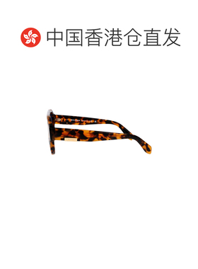 香港直邮Palm Angels 棕榈天使 女士 光泽雪茄色醋纤太阳眼镜 PA1