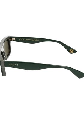 GUCCI 男士太阳镜 GG1616S003 SS2024 灰色 全框太阳镜