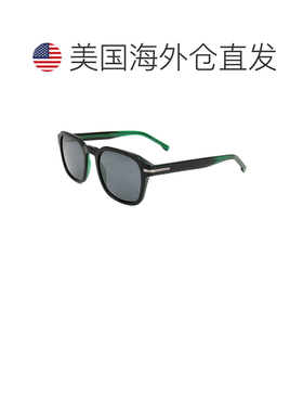 自营Hugo Boss Men's 51 mm Green Sunglasses - grey green 美国