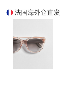 自营欧洲直邮Dior迪奥 acific女士蜜桃色醋酸纤维蝴蝶形太阳镜