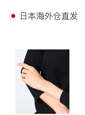 1h可退 日本直邮agete 阿卡朵 agete 女士K10金链手链 配有钻石和