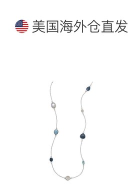 自营 liv oliver纯银多宝石项链 - 银 美国奥莱直发