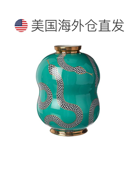 自营Jonathan Adler Eden束带花瓶-蓝色 美国奥莱直发