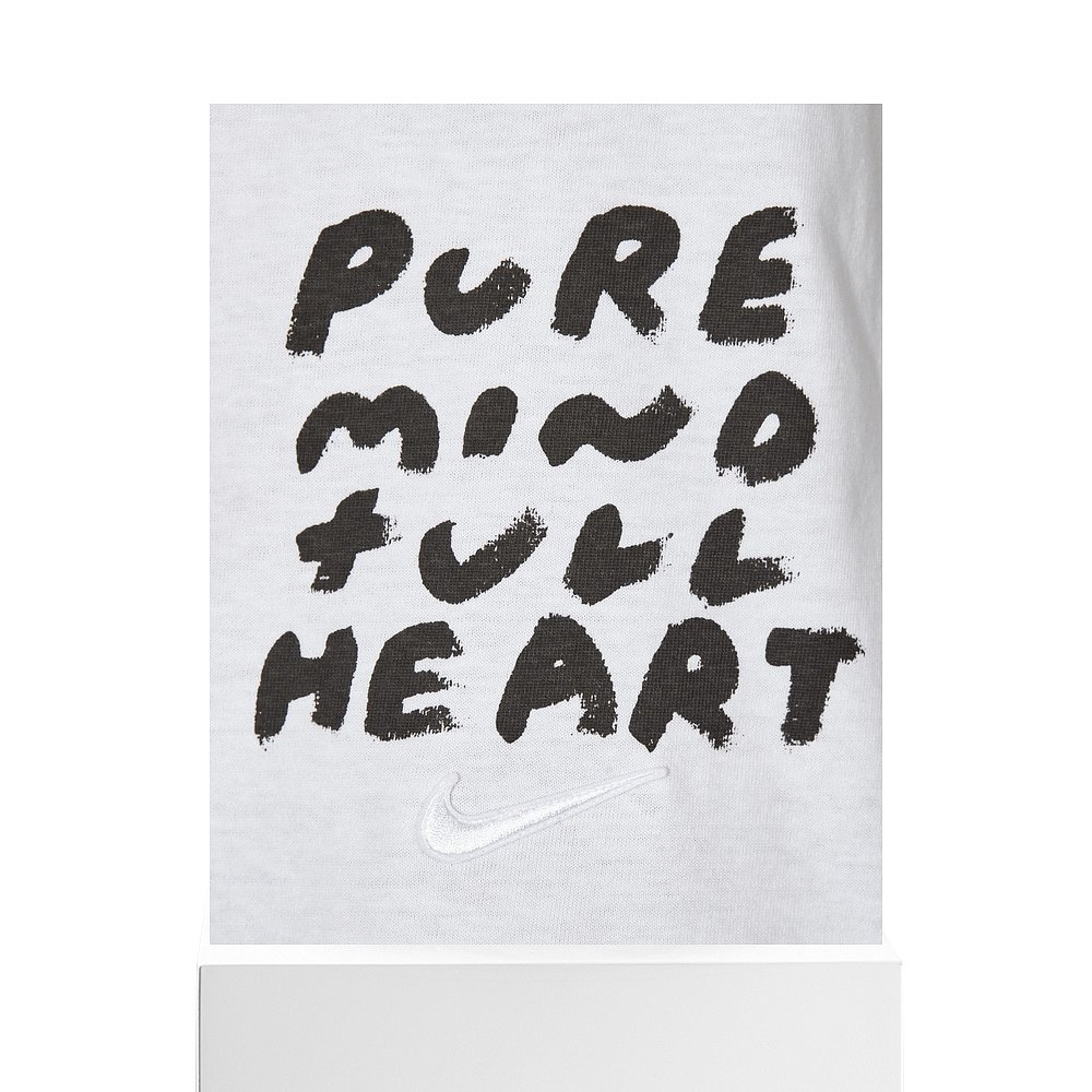 香港直邮潮奢 Comme Des GarÇons 男士Nike Message 印花白色T恤 - 图3