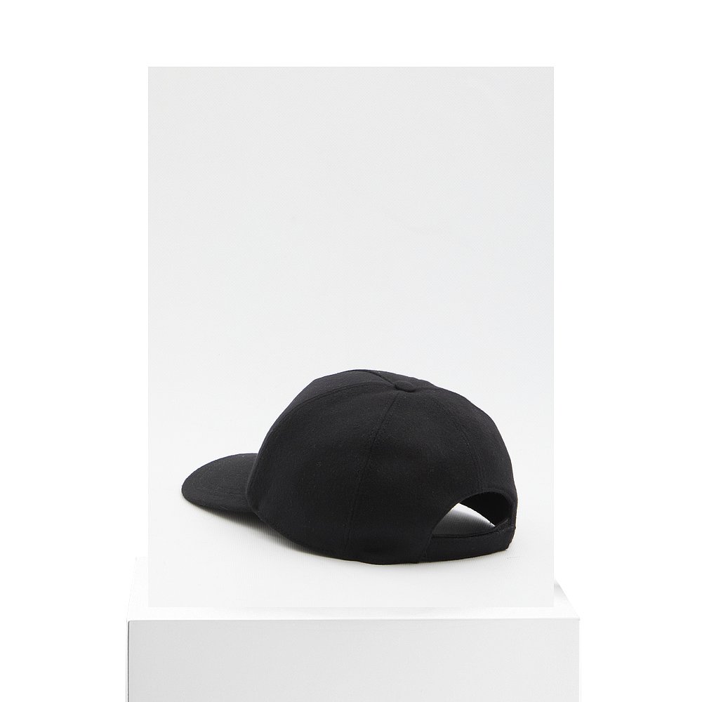 1h可退 FENDI 男士帽子 FXQ768AYK2F0QA1 AW2025 黑色 `Ff` Baseb - 图3