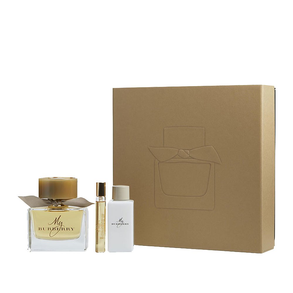 天猫国际海外仓直购美国直邮Burberry博柏利我的女士香水套装3件套EDP持久清甜花香调0