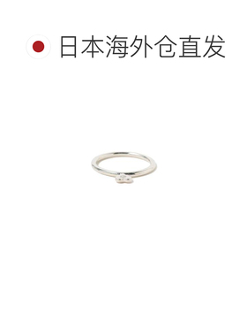 日本直邮Ray BEAMS 银色单颗钻石心形戒指