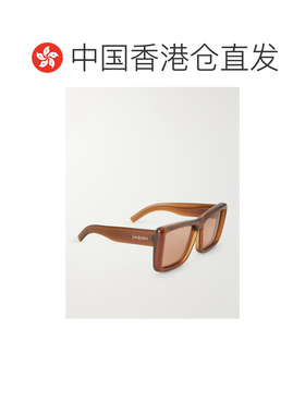 香港直邮Saint Laurent 圣罗兰 女士 SL 900 Howl 方形框醋纤太阳