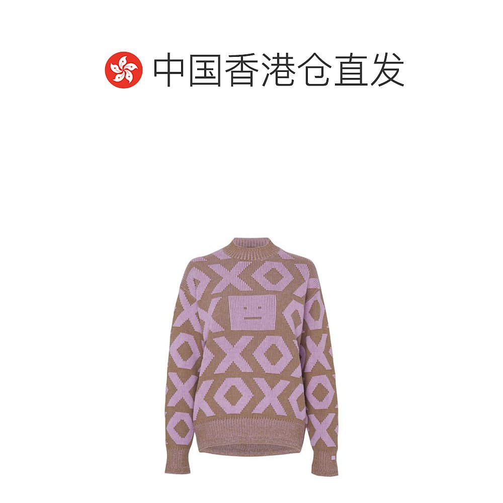 香港直邮ACNE STUDIOS 女士针织毛衣 ACNKC447PUR - 图1