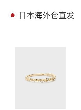 1h可退 日本直邮NOJESS 女士K5钻石小指戒指 月桂冠设计永恒璀璨