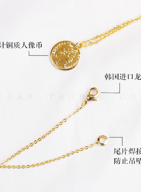 金币女士欧美时尚款风项链