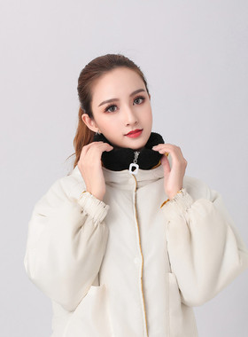 羽绒服棉服外套保暖羊羔绒毛领子