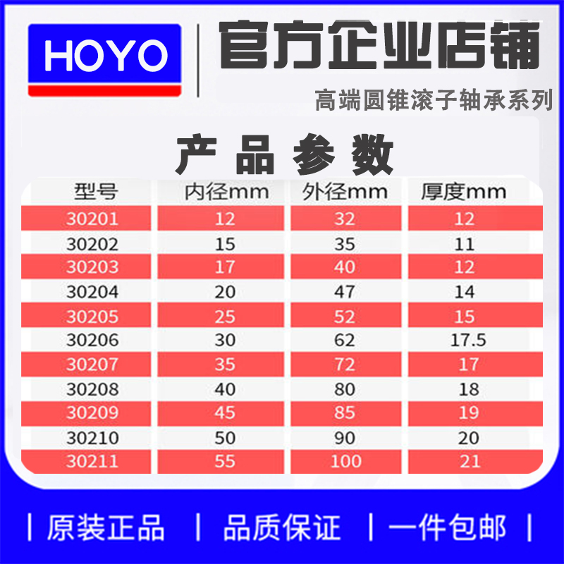 哈尔滨圆锥轴承30201 30202 30203 30204 30205 30206斜珠30207 - 图2