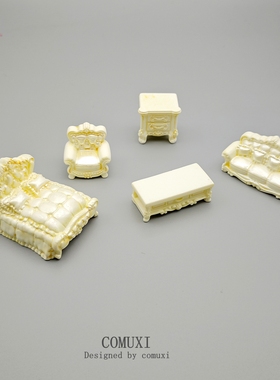 仿真小号洛克家具模型装饰摆件