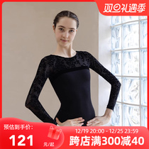 danzbaby dance suit Gymnastics Suit Ballet Adult Female Art conserved with long sleeves Air yoga B153