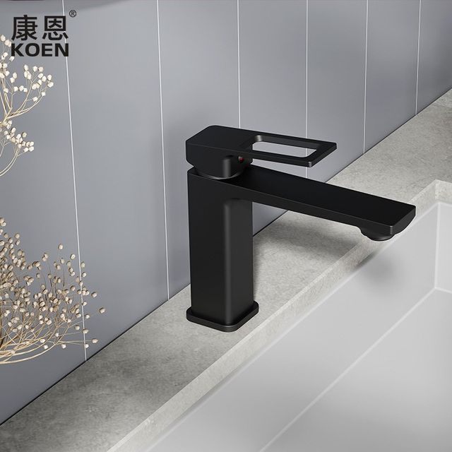 2024 new square full copper basin faucet shower shower set kitchen faucet foreign trade series