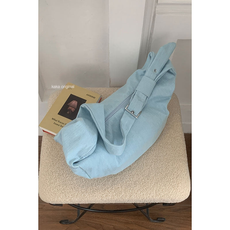 学院风牛仔帆布包包女2025新款潮时尚韩国马鞍包休闲大容量斜挎包,淘宝优惠券,粉丝福利购,淘宝优惠卷