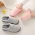 Dép cotton sang trọng mùa thu nhà mùa đông nam và nữ nhà trong nhà cộng với nhung chống trượt ấm đôi dày đôi giày cotton - Trang chủ dép lê đi trong nhà Trang chủ