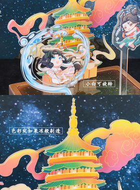 生日礼物中国八音盒diy创意拼装