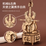 Пианино, деревянная музыкальная шкатулка, конструктор, DIY, поделки ручной работы, подарок на день рождения