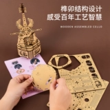 Пианино, деревянная музыкальная шкатулка, конструктор, DIY, поделки ручной работы, подарок на день рождения