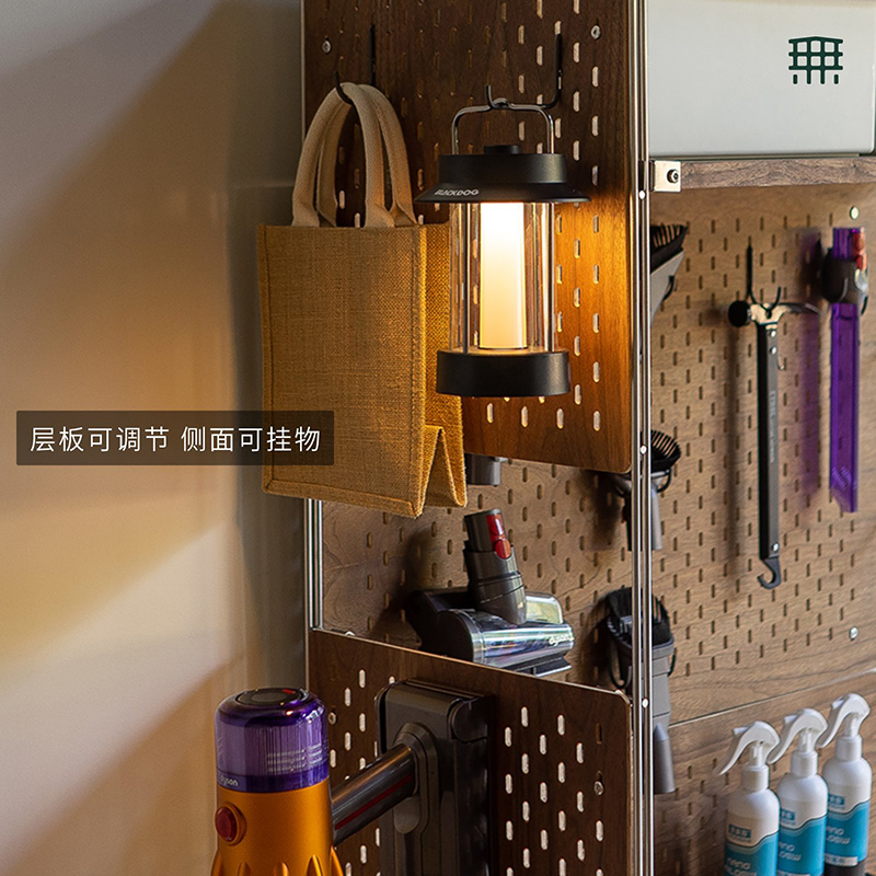 无即所有不锈钢家政柜适配戴森吸尘器云鲸小米机器人洞洞板收纳架,淘宝优惠券,粉丝福利购,淘宝优惠卷