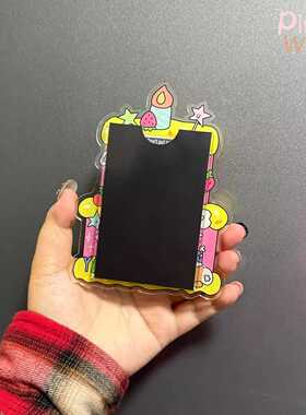 拍立得相框冰箱贴磁吸迷你三寸