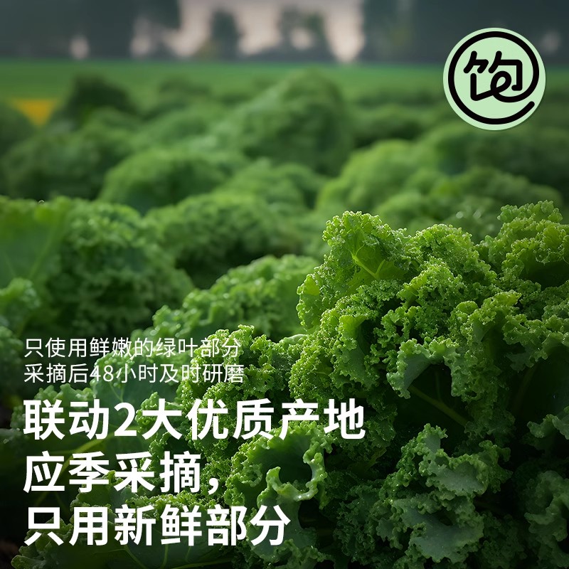 王饱饱羽衣甘蓝官方旗舰店奇亚籽膳食纤维青汁蔬菜粉代餐冲饮早餐
