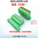 Junxin 5.08 spring type double row terminal block