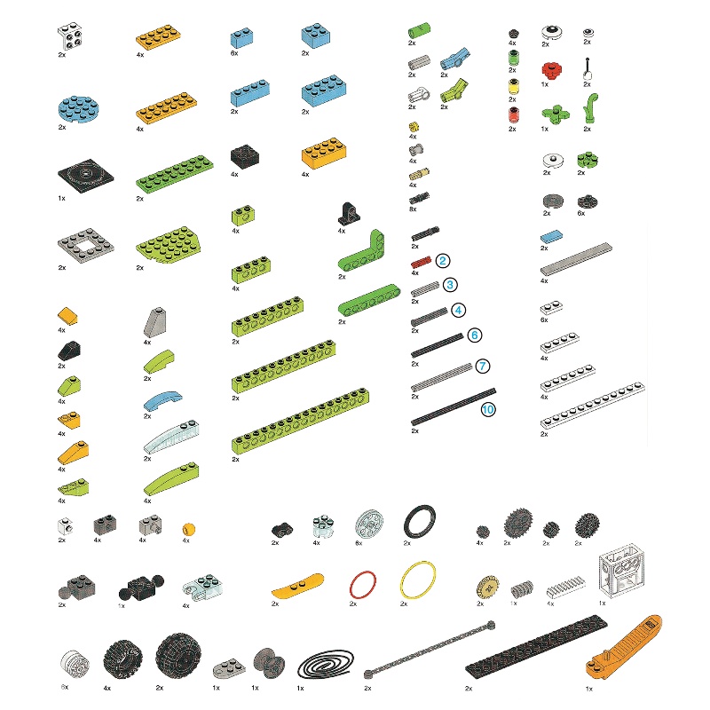 新款wedo2.0套装科教可编程积木scratch3.0机器人45300课程教具 - 图3