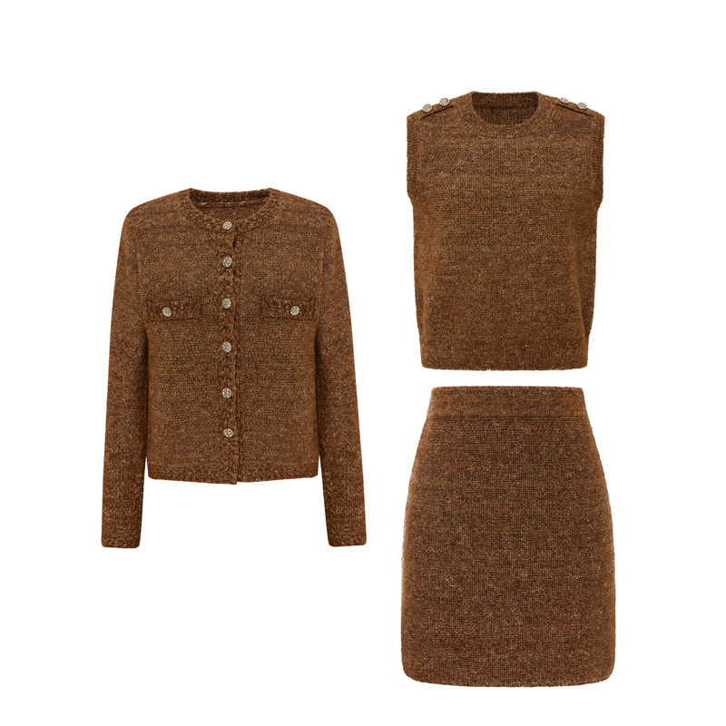 PRISCA LICKYSENIO 纸醉金迷 小香套装女短外套半身裙两件套,淘宝优惠券,粉丝福利购,淘宝优惠卷