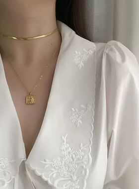 【亏本项链篇看上直接收入囊中超值叠戴混搭毛衣链锁骨链女不退换