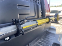 Toyota FJ Spare Tire Hood Flagpole Bracket FJ Iron Shovel Bracket