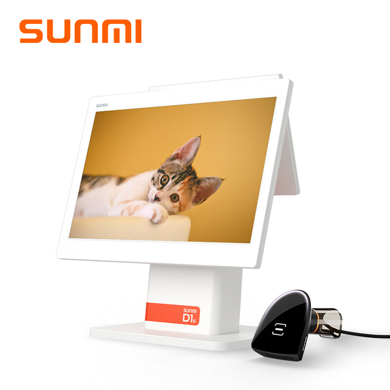 sunmi /宠物店收银机d1s会员商米 标岳办公收款机