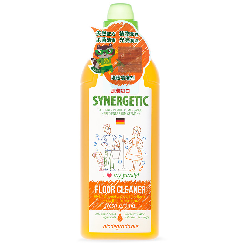 森力佳地板清洁剂木地板1l*2瓶装 森力佳多用途清洁剂