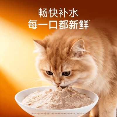 宽福主食猫饭补水湿粮营养高蛋白全价无谷成幼猫餐包猫零食猫条T