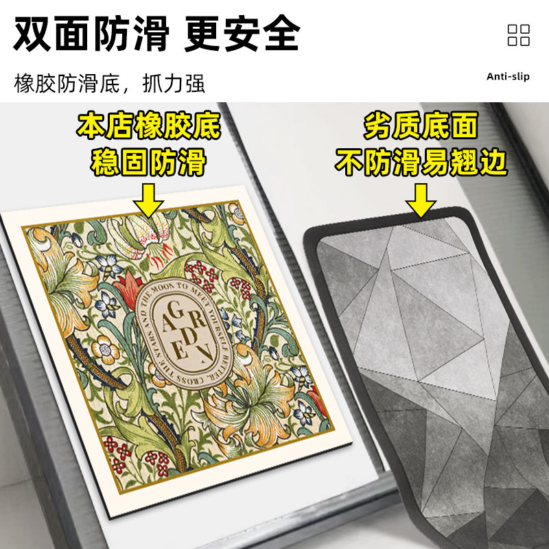 滚筒洗衣机防尘罩盖垫家用冰箱盖巾防滑垫软性硅藻泥盖布台面垫