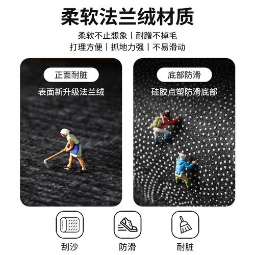 地垫入户门垫现代卡通玄关厨房防滑垫家用垫子地毯门垫进门脚垫 - 图0