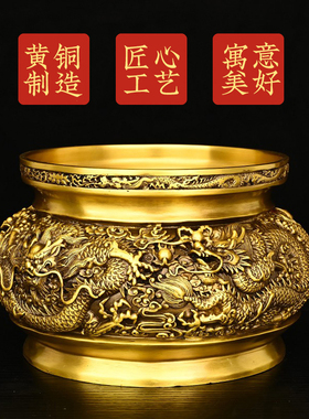 香炉家用供佛室内黄铜香炉