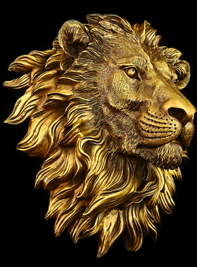 狮子头门口挂件兽头纯铜