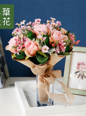 晶华新娘手捧花装饰品
