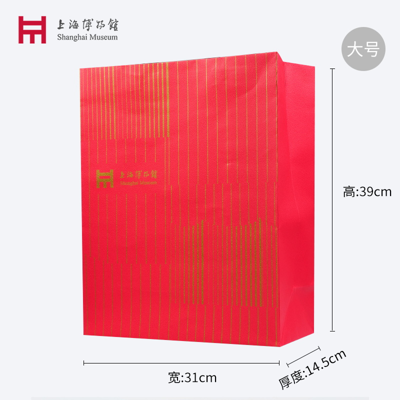 上海博物馆旗舰店 丝巾/桌旗中国风礼盒送人 手提袋/礼品袋
