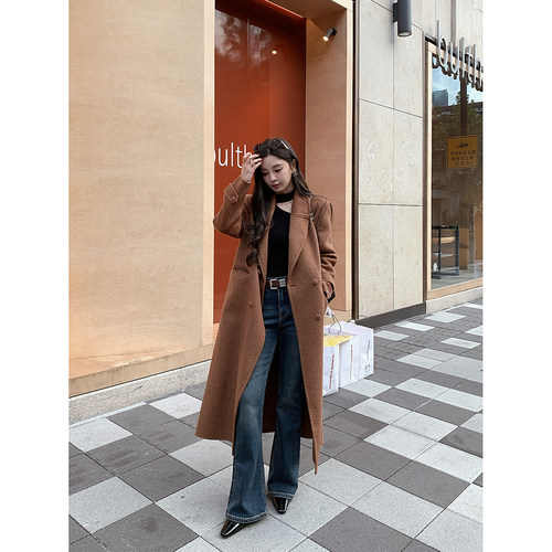 12/2  10AM  徐琳「古巴摩登」高腰水洗微弹牛仔显瘦微喇马蹄裤 - 图2