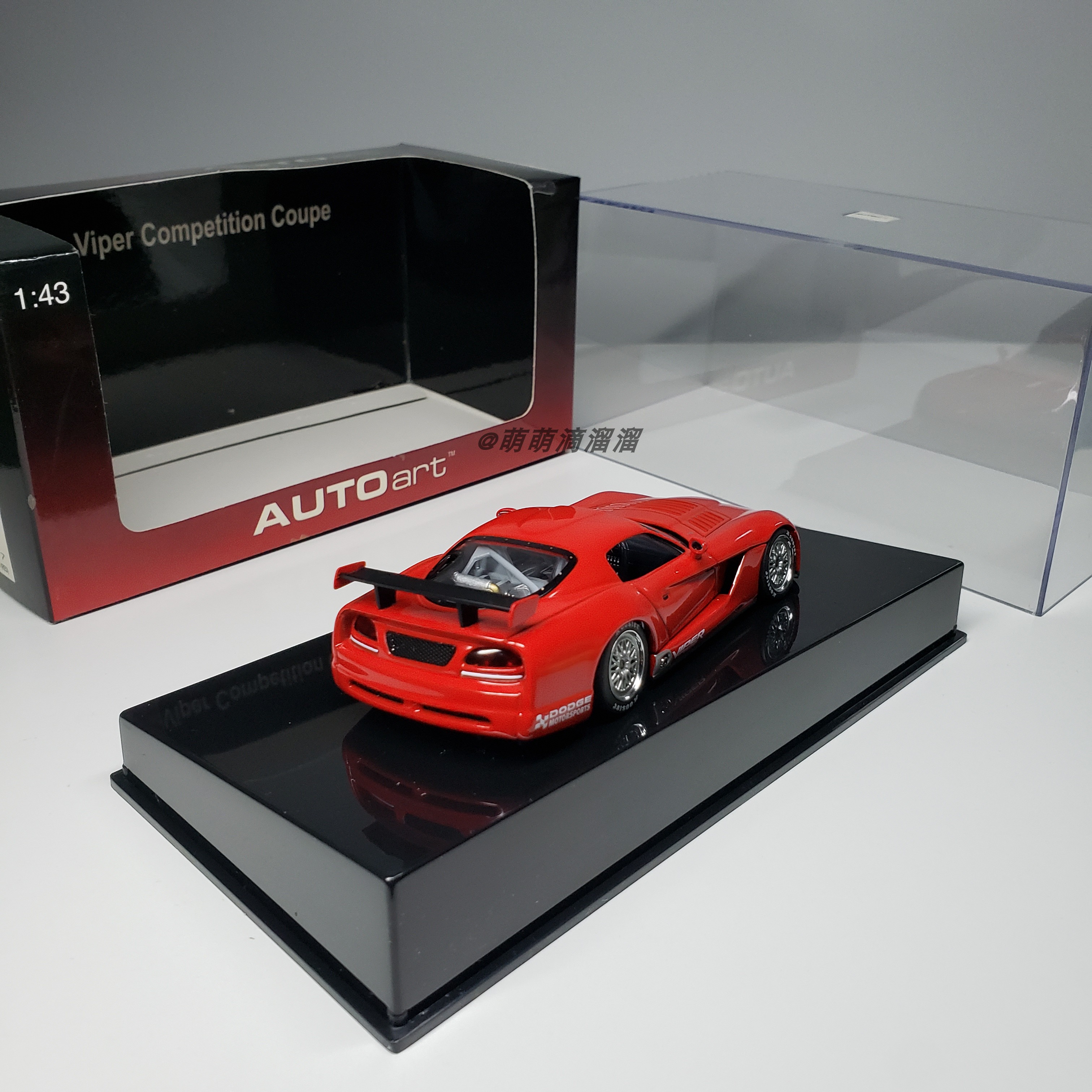 Autoart/奥拓 1:43 道奇 Dodge 蝰蛇 Viper SRT 合金车模玩具礼物 - 图1