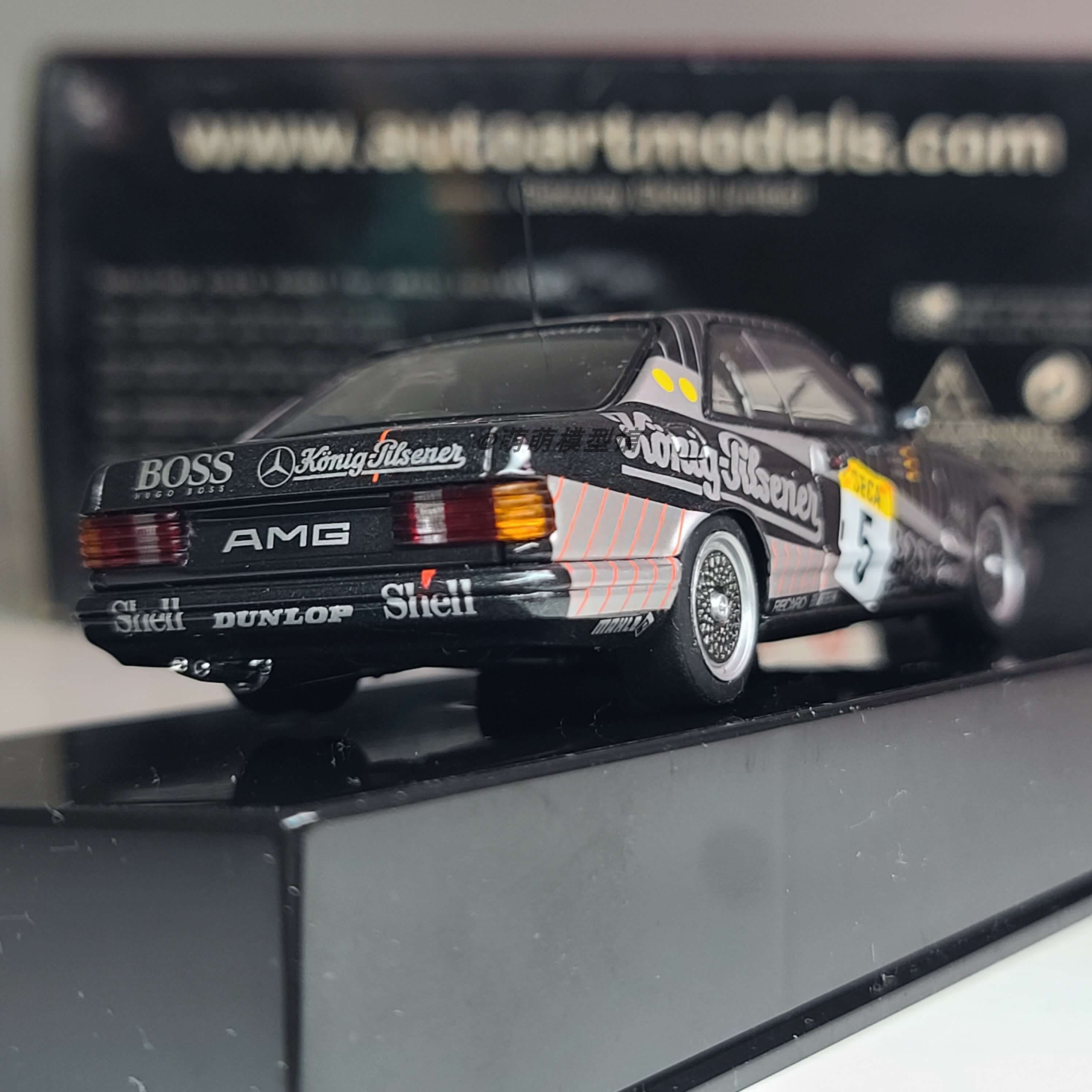 Autoart/奥拓 1:43 奔驰 500 SEC AMG W126 1989 斯帕 赛车模型 - 图1