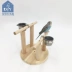 Mới gỗ rắn đứng vẹt đôi chim đứng lồng Lồng Khai thác cực để gửi chân chuỗi cung cấp chân - Chim & Chăm sóc chim Supplies lồng chào mào giá rẻ Chim & Chăm sóc chim Supplies