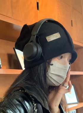 心秀针织帽逛街休闲男女显脸小
