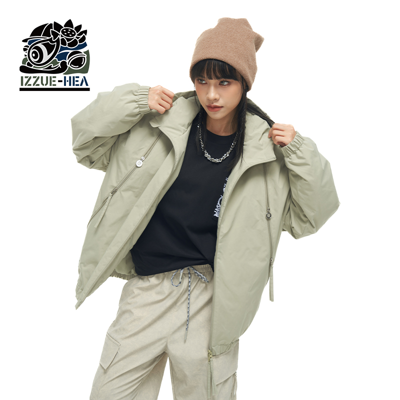 HEA X i.t izzue联名国潮棉衣棉服外套男新款冬季休闲保暖面包服 - 图1